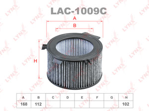 Изображение 1, LAC1009C Фильтр воздушный салона VW T4 (90-03) LYNX