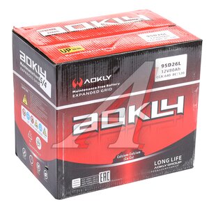 Изображение 6, 6СТ80(0) 95D26L Аккумулятор AOKLY 80А/ч обратная полярность
