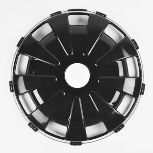 Изображение 1, МК-ПЛ-Р03 Колпак колеса R-22.5 заднего пластик (черный) Турбо ТТ