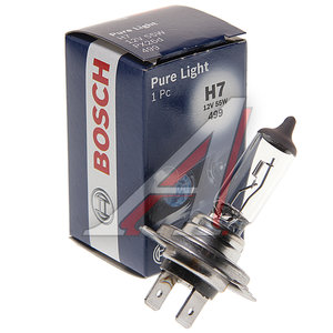 Изображение 2, 1987302071 Лампа 12V H7 55W PX26d Pure Light BOSCH