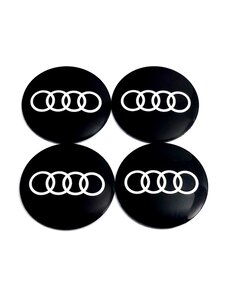 Изображение 3, NZD6 009 Эмблема диска колесного "AUDI чер." (6см) металл комплект 4шт. MASHINOKOM