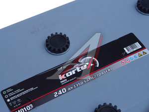 Изображение 4, 6СТ240(3) 740103 Аккумулятор KORTEX TRUCK 240А/ч обратная полярность