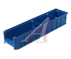 Изображение 1, 417056 Лоток полочный 500х156х90мм с 2-мя разделителями синий IPLAST
