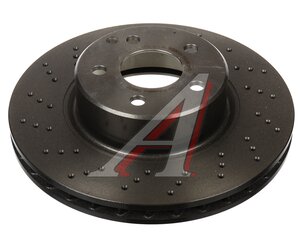 Изображение 1, 09812711 Диск тормозной MERCEDES S (W220) передний (1шт.) BREMBO