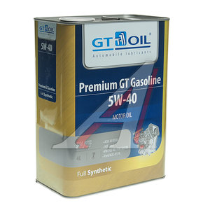 Изображение 1, 8809059407226 Масло моторное GT PREMIUM GT GASOLINE SN/SF 5W40 синт.4л. GT OIL