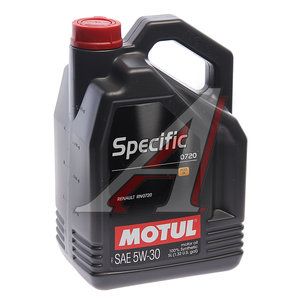 Изображение 2, 102209 Масло моторное SPECIFIC RN 5W30 синт.5л MOTUL