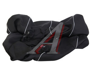 Изображение 4, ESC1100 Авточехлы универсальные полиэстер-карбон черно-синие (11 предм.) Escada PREMIER