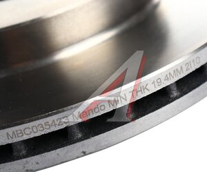 Изображение 4, MBC035423 Диск тормозной MERCEDES A (W168) передний (1шт.) MANDO