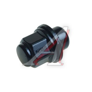 Изображение 1, B101018 Гайка колеса М12х1.25х37 пресс-шайба закрытая ключ 21мм черная RACING