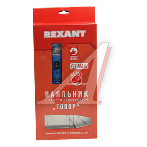 Изображение 3, 12-0188 Паяльник 300Вт/220В с плоским нагревателем «ТОПОР» REXANT