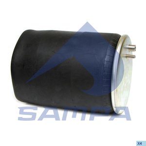 Изображение 2, SP554705-K Пневморессора MAN TGL (металлический стакан) (1шп.М12+штуцер М16) SAMPA