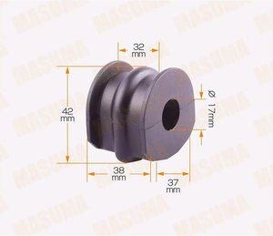 Изображение 2, MP-1092 Втулка стабилизатора NISSAN Qashqai (06-) заднего MASUMA