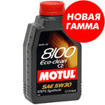 Изображение 2, 101542 Масло моторное 8100 ECO-CLEAN C2 5W30 синт.1л MOTUL