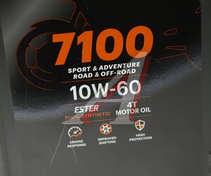 Изображение 2, 113206 Масло моторное 7100 4T 10W60 синт.4л MOTUL