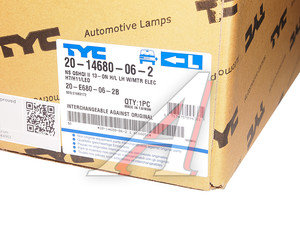Изображение 4, 20-E680-06-2B Фара NISSAN Qashqai (14-) левая (с корректором) в сборе TYC