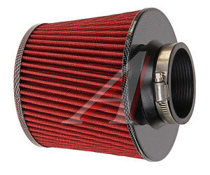 Изображение 1, RS-00125 Фильтр воздушный PRO SPORT TORNADO красный карбон широкий d=70