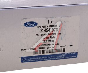 Изображение 4, 2494973 Эмблема FORD Focus крышки багажника OE