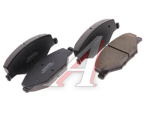 Изображение 1, GP1595 Колодки тормозные VW Polo Sedan (10-) передние (4шт.) HAGEN SANGSIN