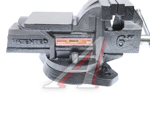 Изображение 3, HBV086 Тиски 150мм (4") поворотные стальные INGCO