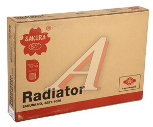 Изображение 3, 33211026 Радиатор MITSUBISHI Galant (98-03) охлаждения двигателя SAKURA