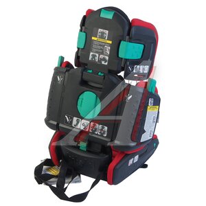Изображение 2, HF02-EU/RED (У) Автокресло детское 15-45кг (II-III) 4-12лет красное складное Racing Red (Уценка: зацепы) HIFOLD