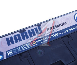 Изображение 4, 6СТ100(1) Аккумулятор KARHU Premium 100А/ч