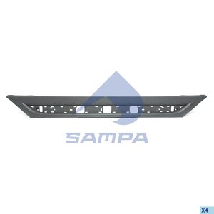 Изображение 2, 18100559 Спойлер бампера MERCEDES Actros MP3 переднего центральный (узкий) SAMPA