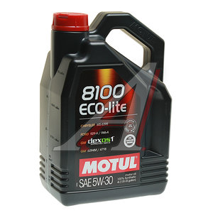 Изображение 1, 108213 Масло моторное 8100 ECO-LITE 5W30 синт.4л MOTUL