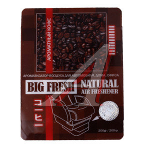 Изображение 1, BF-78 Ароматизатор под сиденье гелевый (кофе ароматный) 200г Big Fresh FKVJP