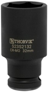 Изображение 1, S23S2136 Головка торцевая 1/2" 36мм ударная глубокая L=80мм THORVIK
