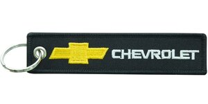 Изображение 2, BMV 035 Брелок "CHEVROLET" ткань, вышивка 13х3см MASHINOKOM