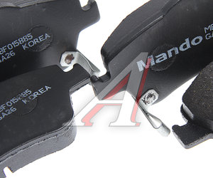 Изображение 3, MBF015885 Колодки тормозные TOYOTA Auris (06-) передние (4шт.) MANDO