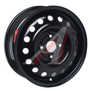 Изображение 1, EURODISK 43A46R ED 4х100 ET46 D-54,1 Диск колесный HYUNDAI Accent, Getz KIA Rio 2 R14 черный