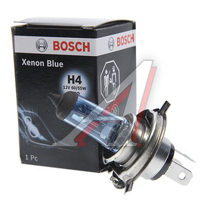 Изображение 2, 1987302045 Лампа 12V H4 60/55W P43t-38 Xenon Blue BOSCH