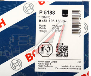 Изображение 5, 0451105188 Фильтр масляный RENAULT Midliner BOSCH