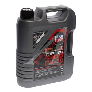 Изображение 2, 2324 Масло моторное TOP TEC 4300 5W30 синт.5л LIQUI MOLY