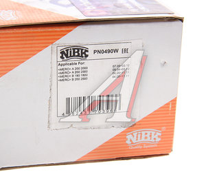 Изображение 5, PN0490W Колодки тормозные MERCEDES A (W169), B (W245) передние (4шт.) NIBK