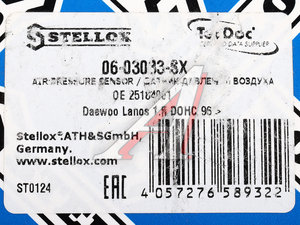 Изображение 5, 0603033SX Датчик давления воздуха DAEWOO Nexia, Lanos CHEVROLET Aveo (03-) STELLOX