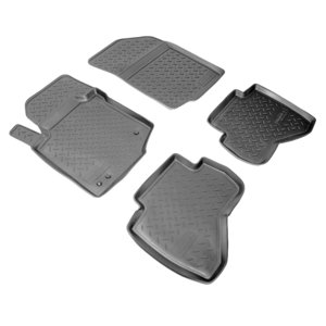 Изображение 1, NPL-Po-64-17 Коврик салона PEUGEOT 107 полиуретан 4шт. NORPLAST