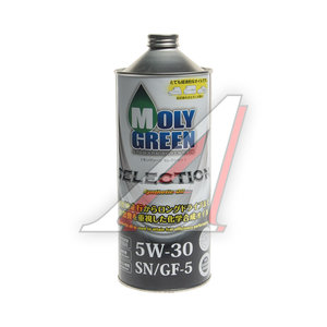 Изображение 1, 0470086 Масло моторное SELECTION SN/GF-5 синт.1л MOLY GREEN