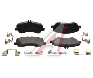 Изображение 1, 2486703 Колодки тормозные MERCEDES GLK (X204) (08-) передние (4шт.) TEXTAR