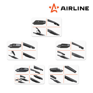 Изображение 2, AWB-RK-300 Щетка стеклоочистителя 300мм каркасная (5 адаптеров) AIRLINE