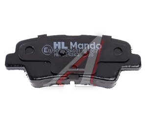 Изображение 4, MBF015263 Колодки тормозные HYUNDAI Veloster (11-) задние (4шт.) MANDO