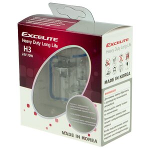 Изображение 1, EX-10402C Лампа 24V H3 70W PK22s Heavy Duty Long Life EXCELITE