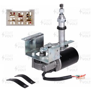 Изображение 1, VWF03051 Мотор-редуктор стеклоочистителя ПАЗ-3205 правый 12V STARTVOLT