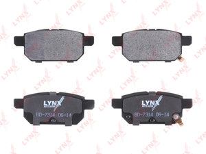Изображение 2, BD7314 Колодки тормозные SUZUKI Swift (10-) задние (4шт.) LYNX