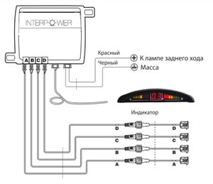 Изображение 8, IP-422 Silver Датчик парковки d=21мм INTERPOWER