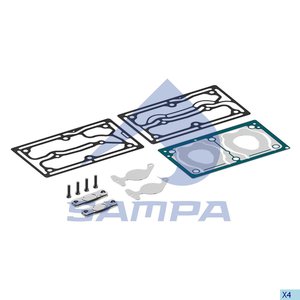 Изображение 2, 096.718 Ремкомплект MERCEDES компрессора (клапаны,  прокладки) SAMPA