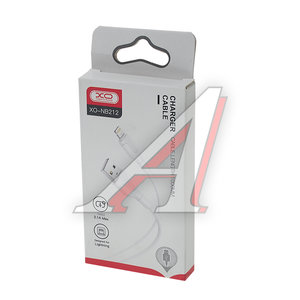 Изображение 2, NB212 White Кабель iPhone (5-) 2.1A 1м белый XO