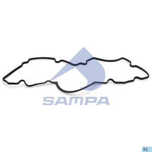 Изображение 2, 202.139 Прокладка MERCEDES дв.OM401, 444, A, LA крышки двигателя задней SAMPA